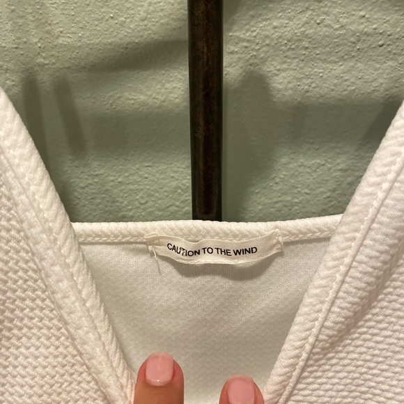 white flowy tank top - Picture 3 of 3